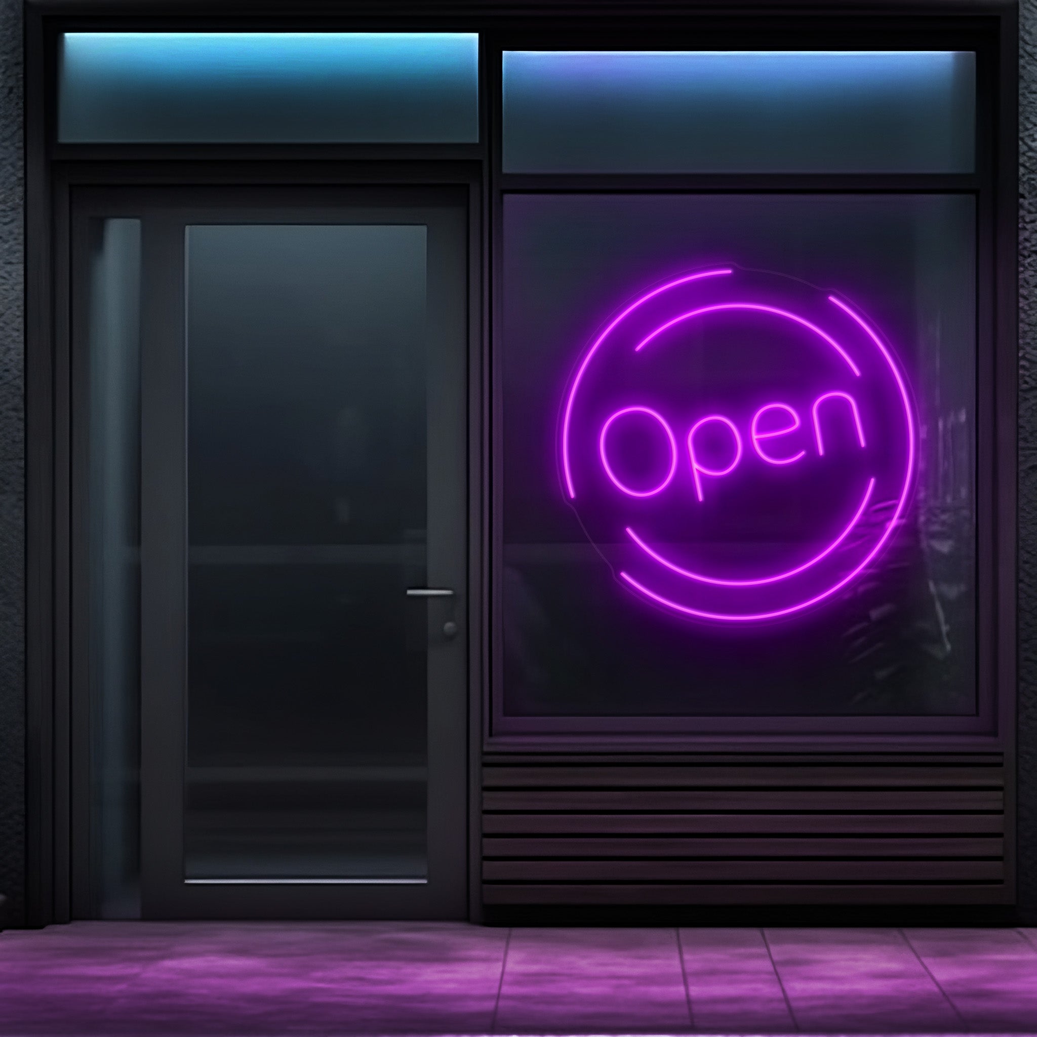 Open Circle LED Neon Sign!