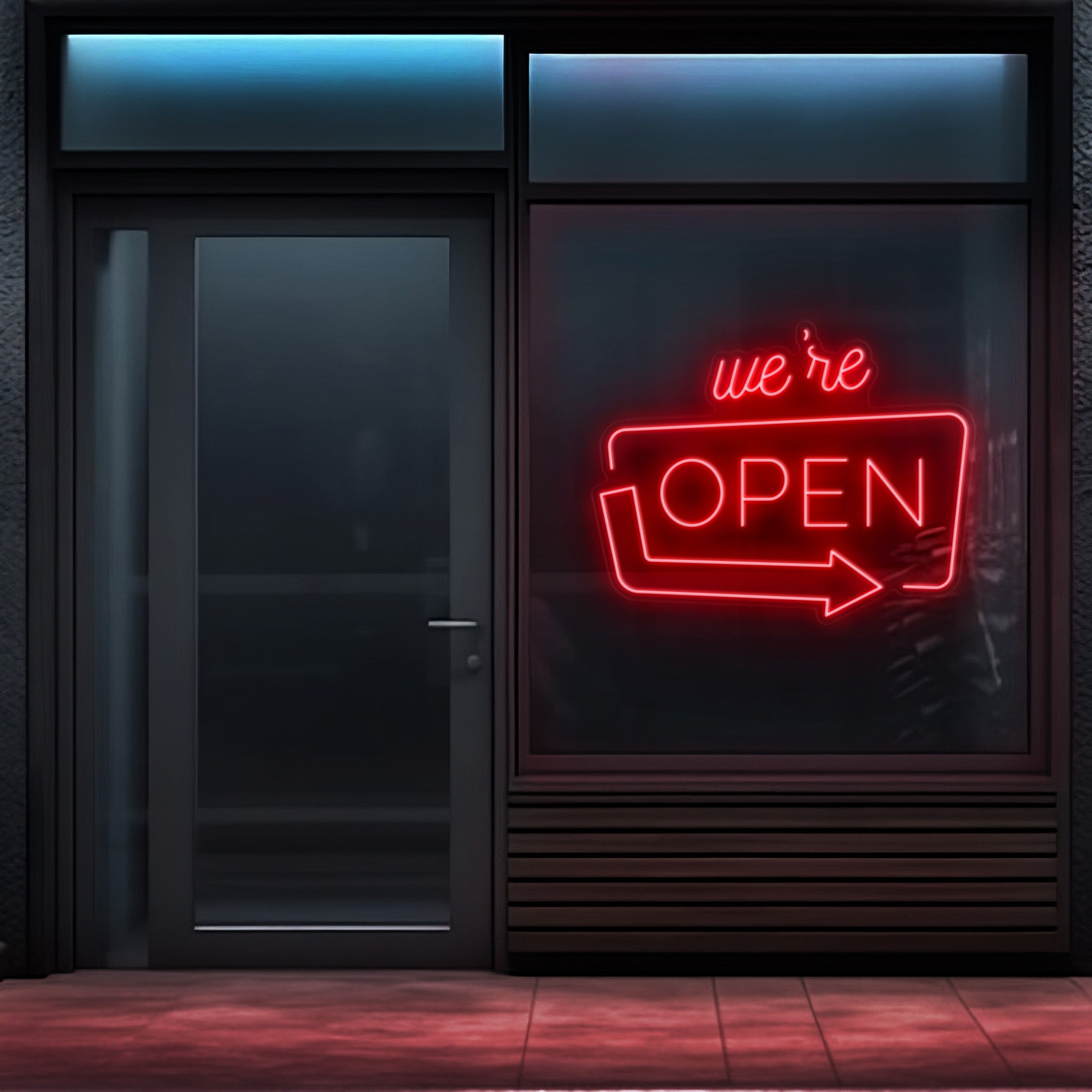 We're Open LED Neon Sign!