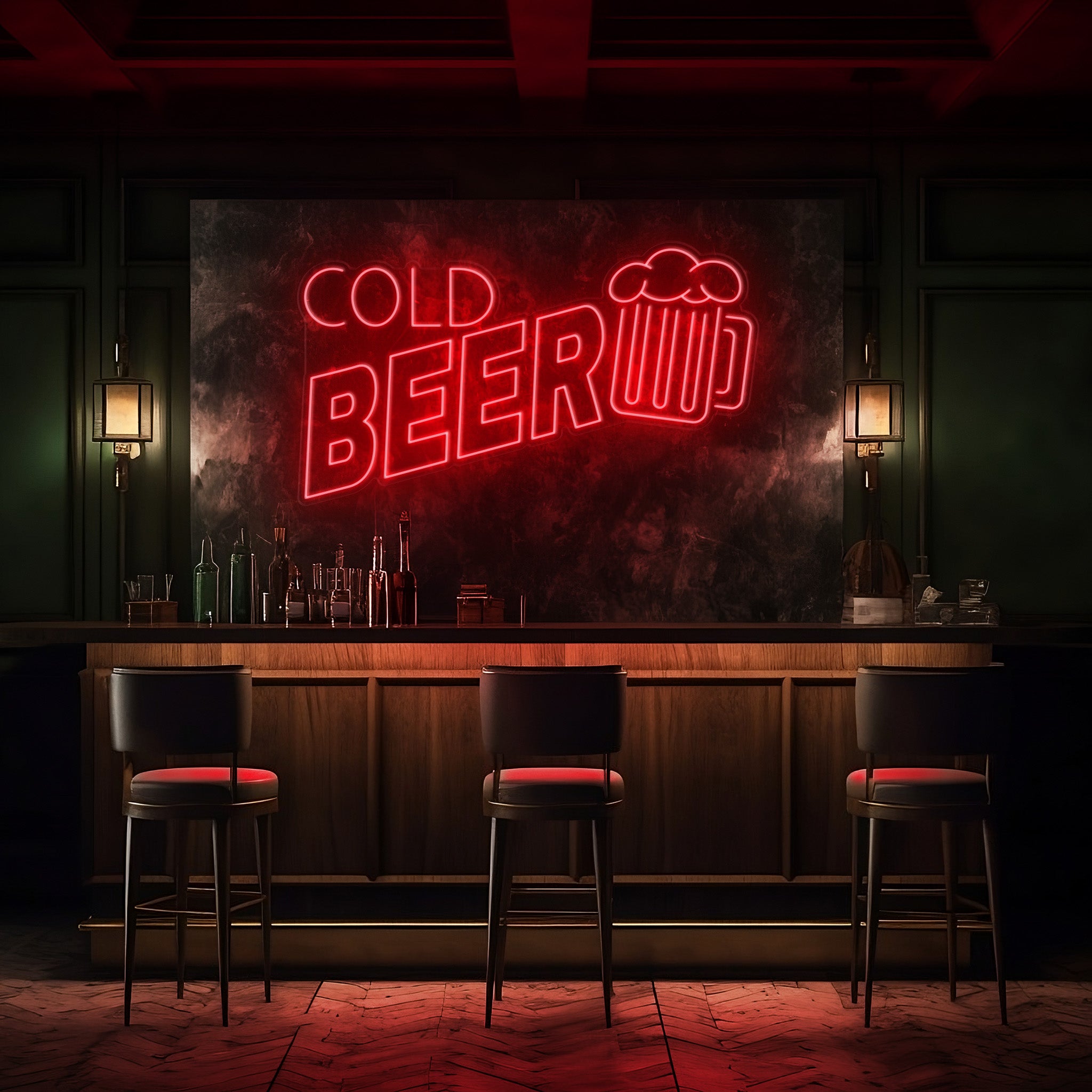 Cold Beer Bar LED Neon Sign!