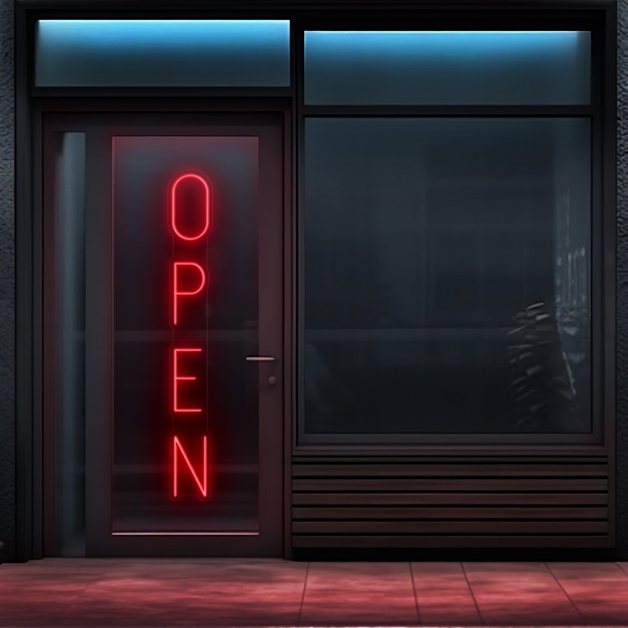 Open Vertical LED Neon Signs!