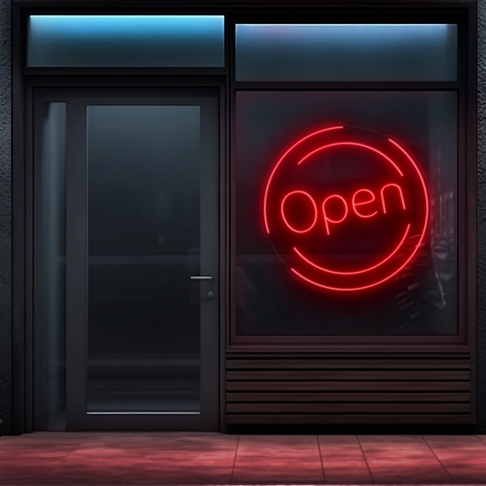 Open Circle LED Neon Sign!