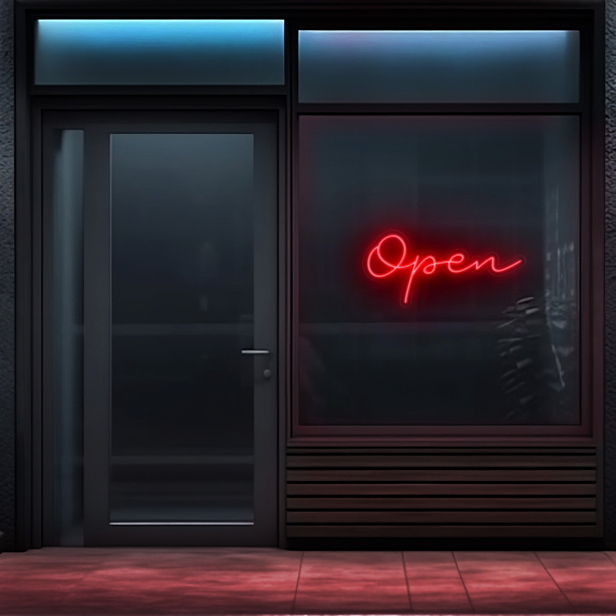 Open Cursive LED Neon Sign!