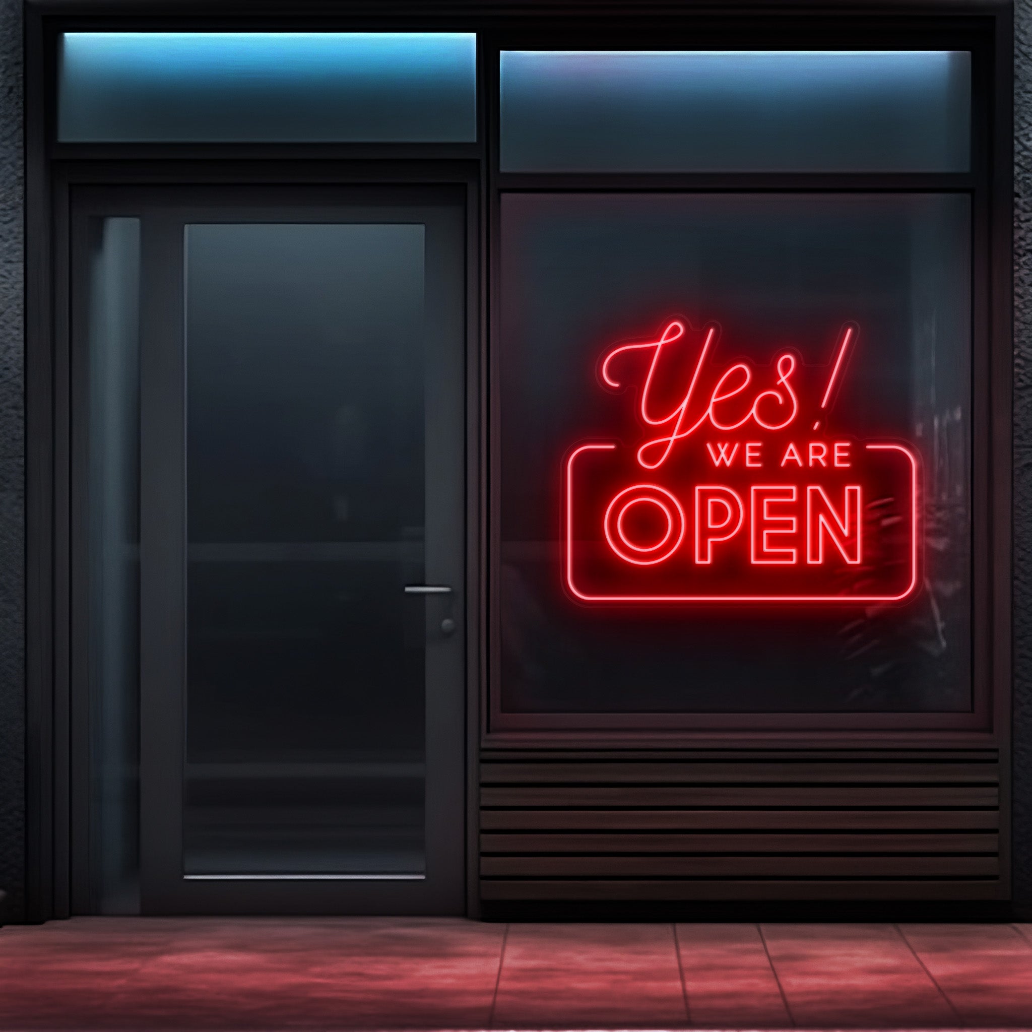 Yes We Are Open LED Neon Sign!