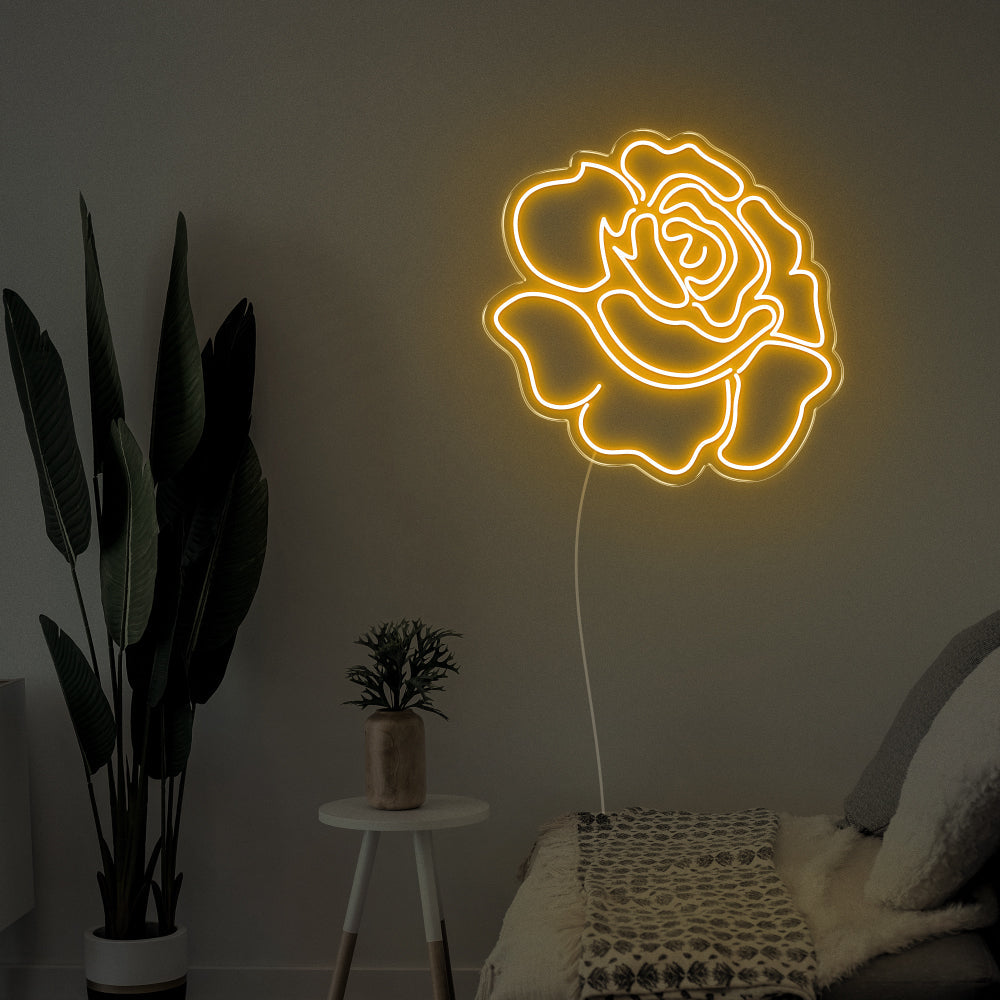 Rose Flower LED Neon Sign