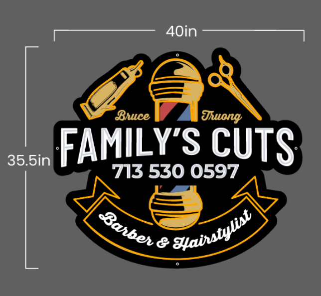 FAMILY CUTS - Custom Neon!