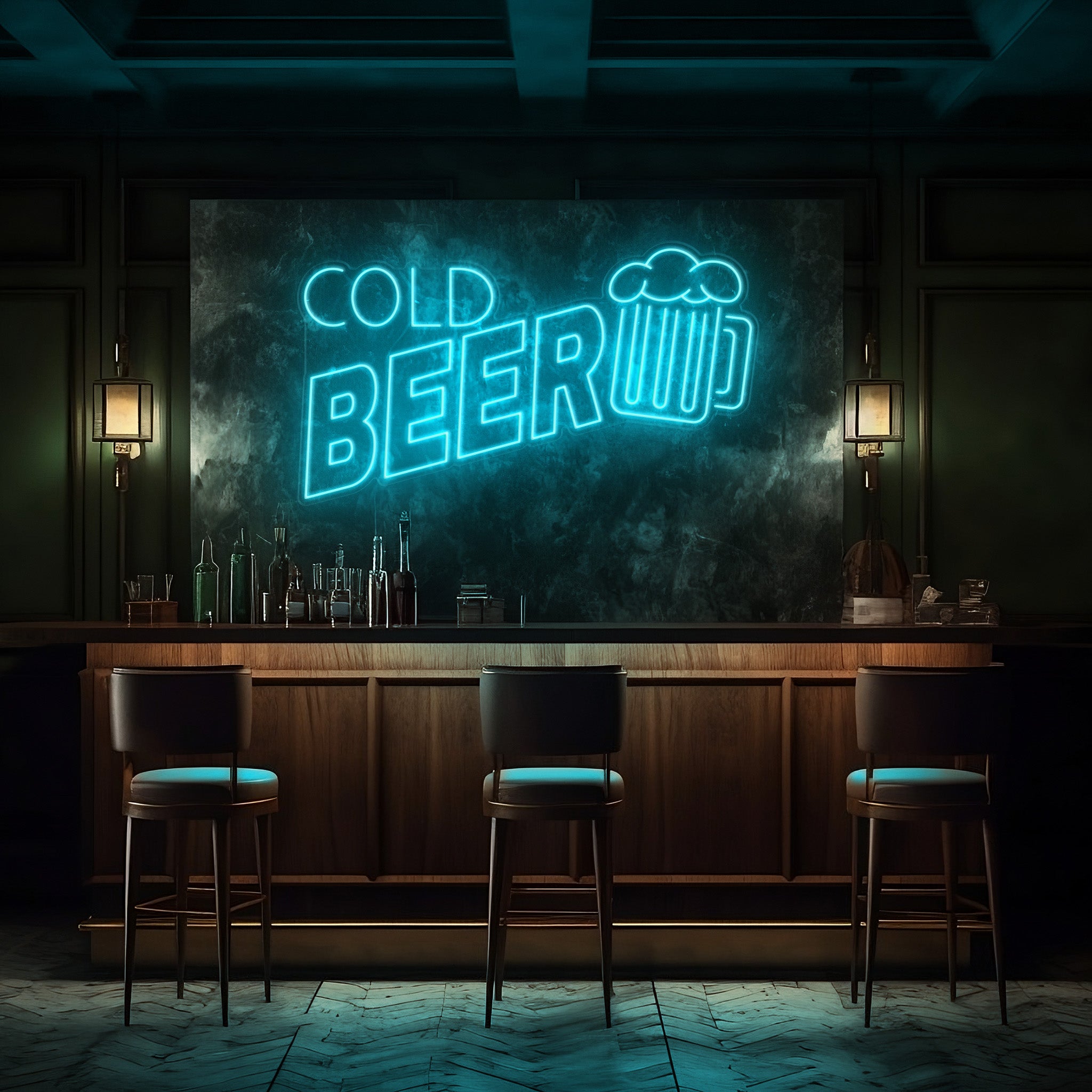 Cold Beer Bar LED Neon Sign!