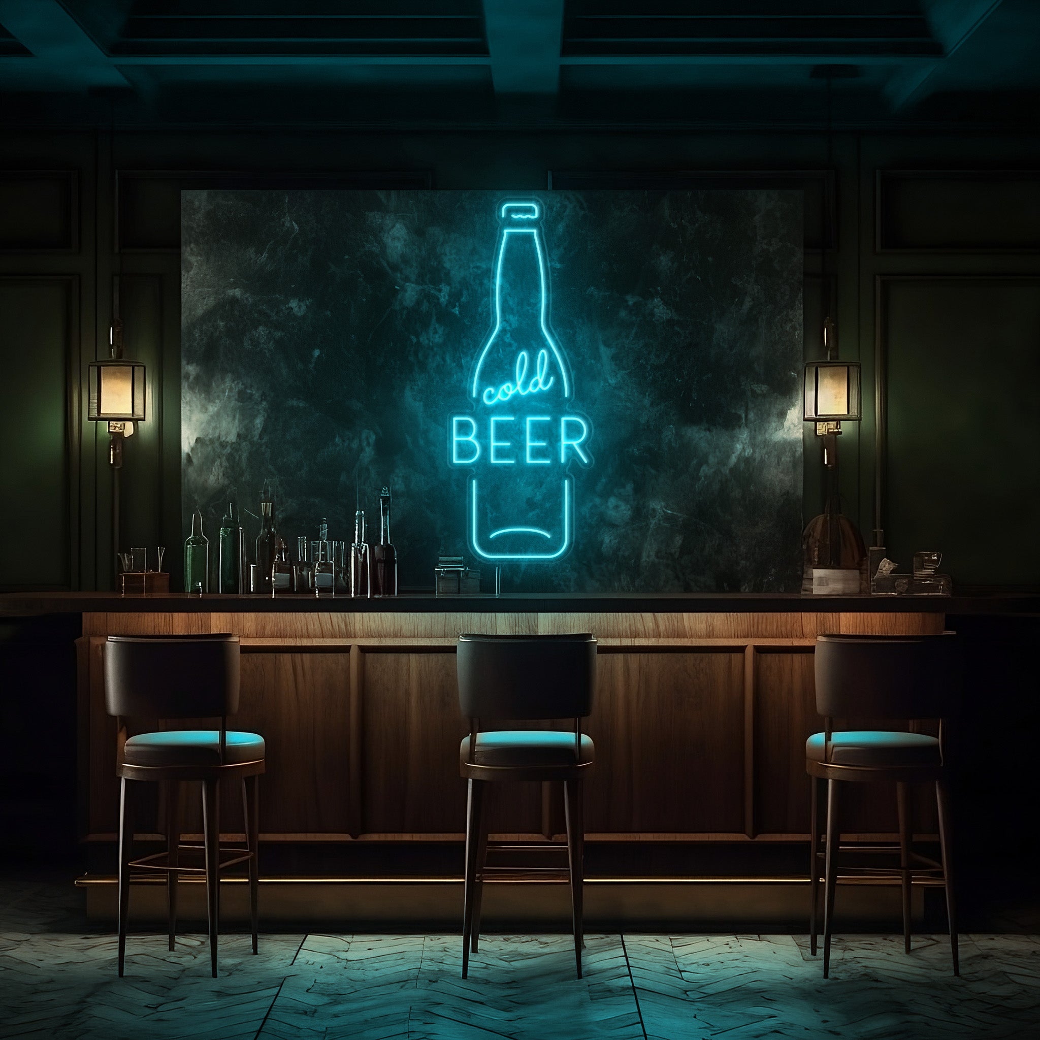 Cold Beer Bottle LED Neon Sign!