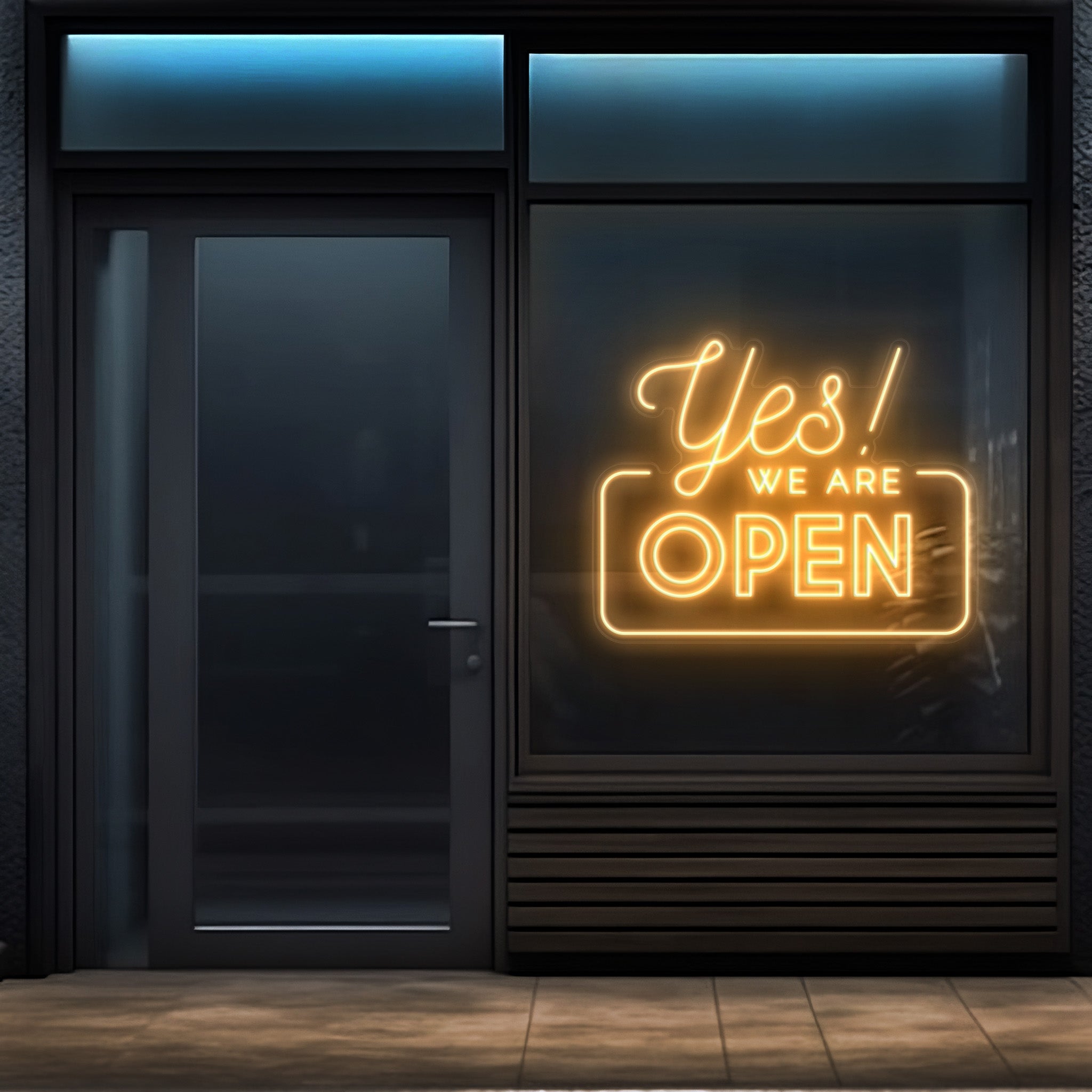 Yes We Are Open LED Neon Sign!