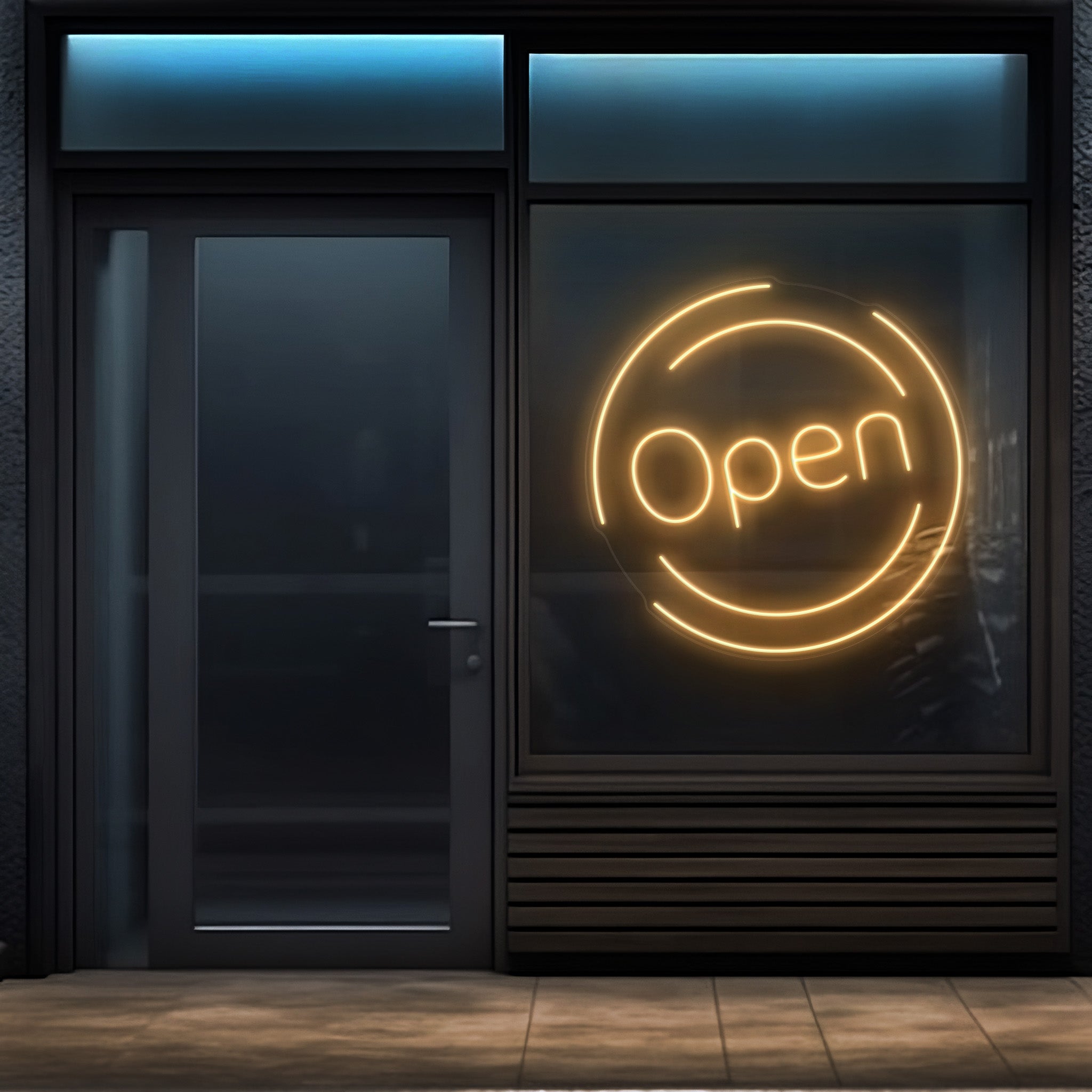 Open Circle LED Neon Sign!