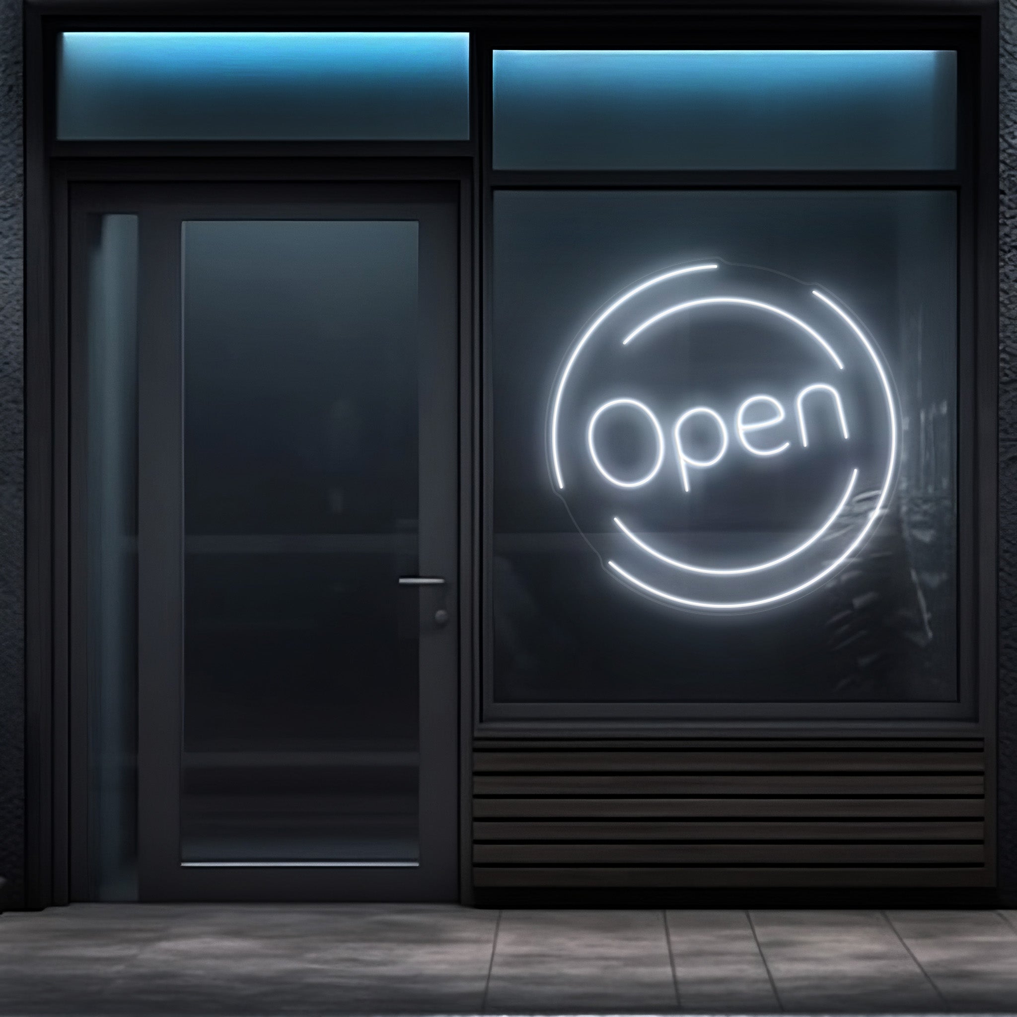 Open Circle LED Neon Sign!