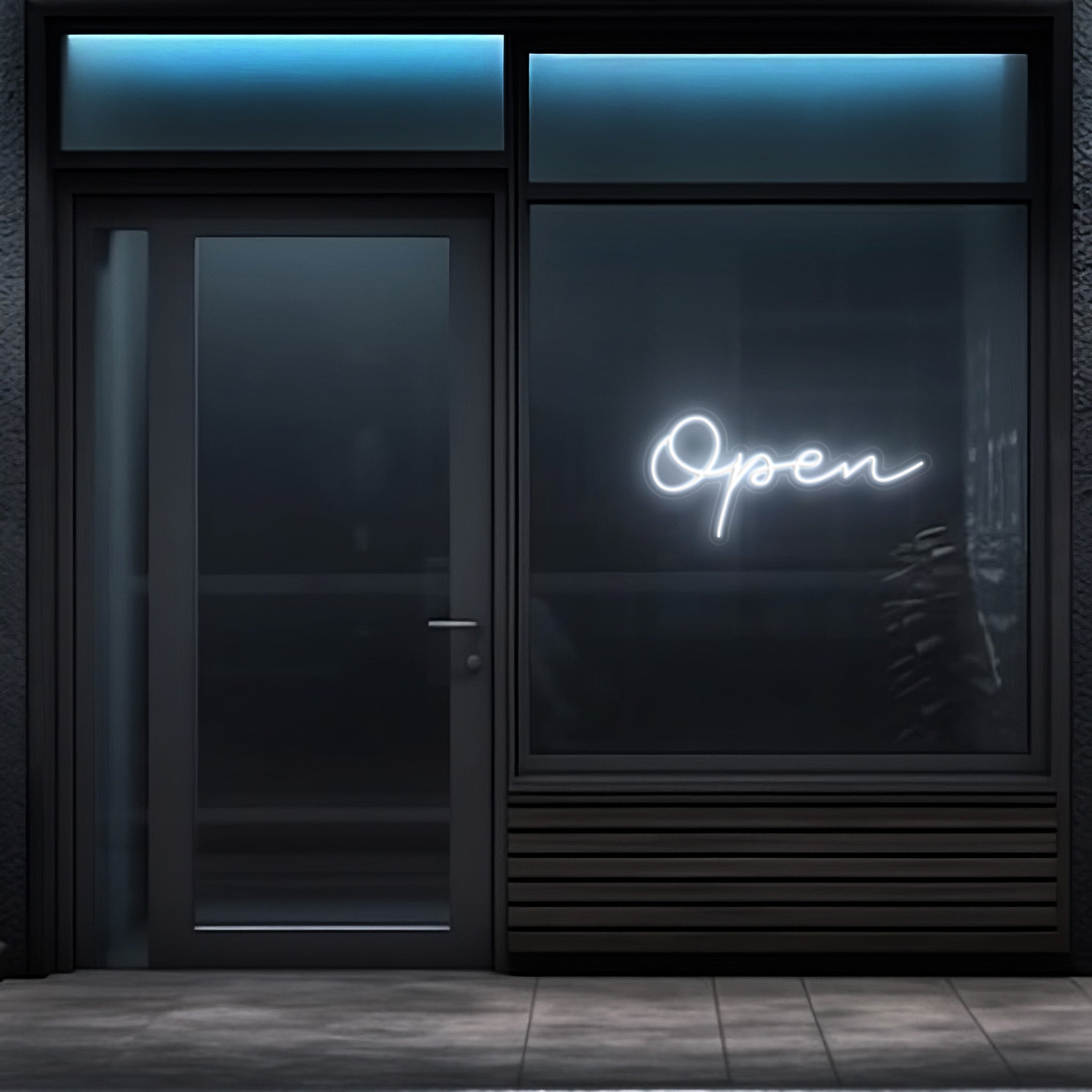 Open Cursive LED Neon Sign!