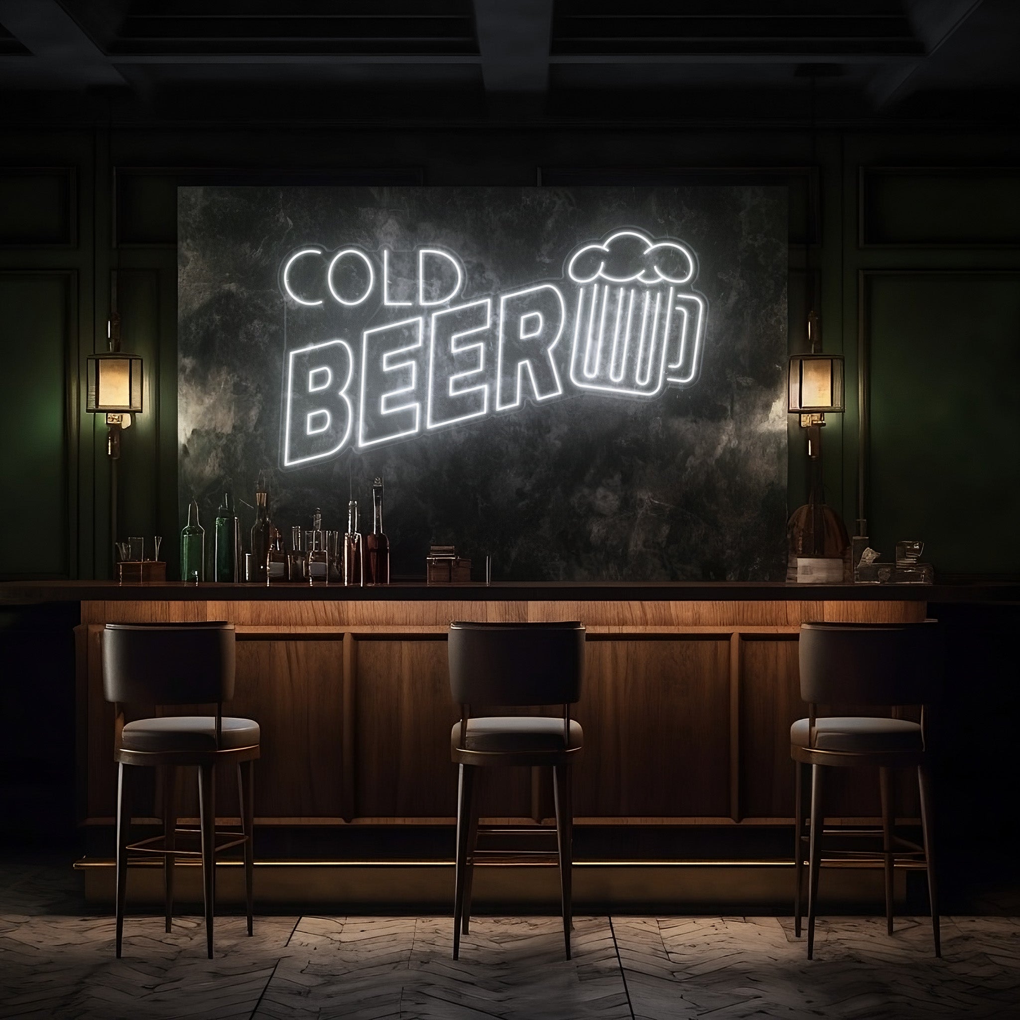 Cold Beer Bar LED Neon Sign!