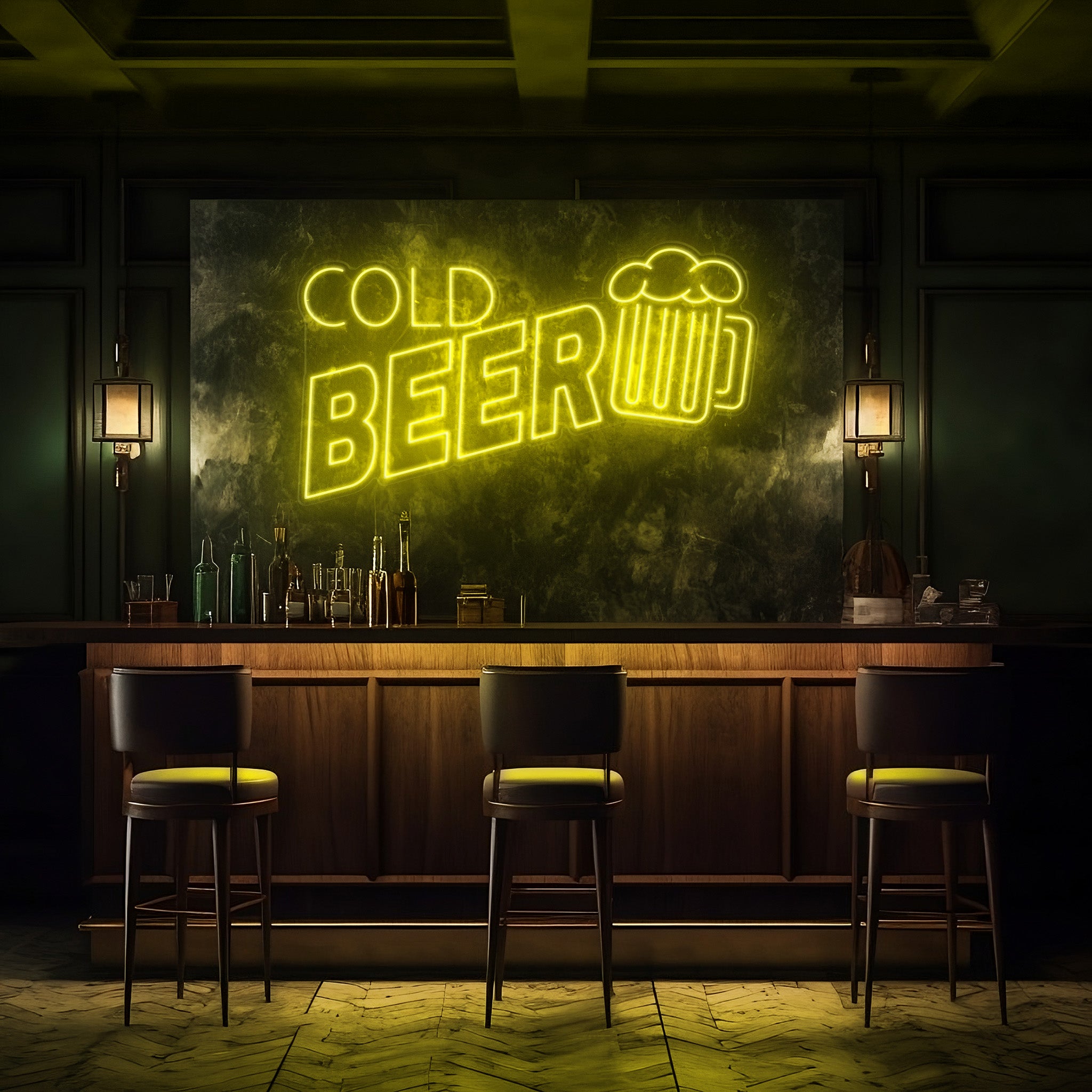 Cold Beer Bar LED Neon Sign!