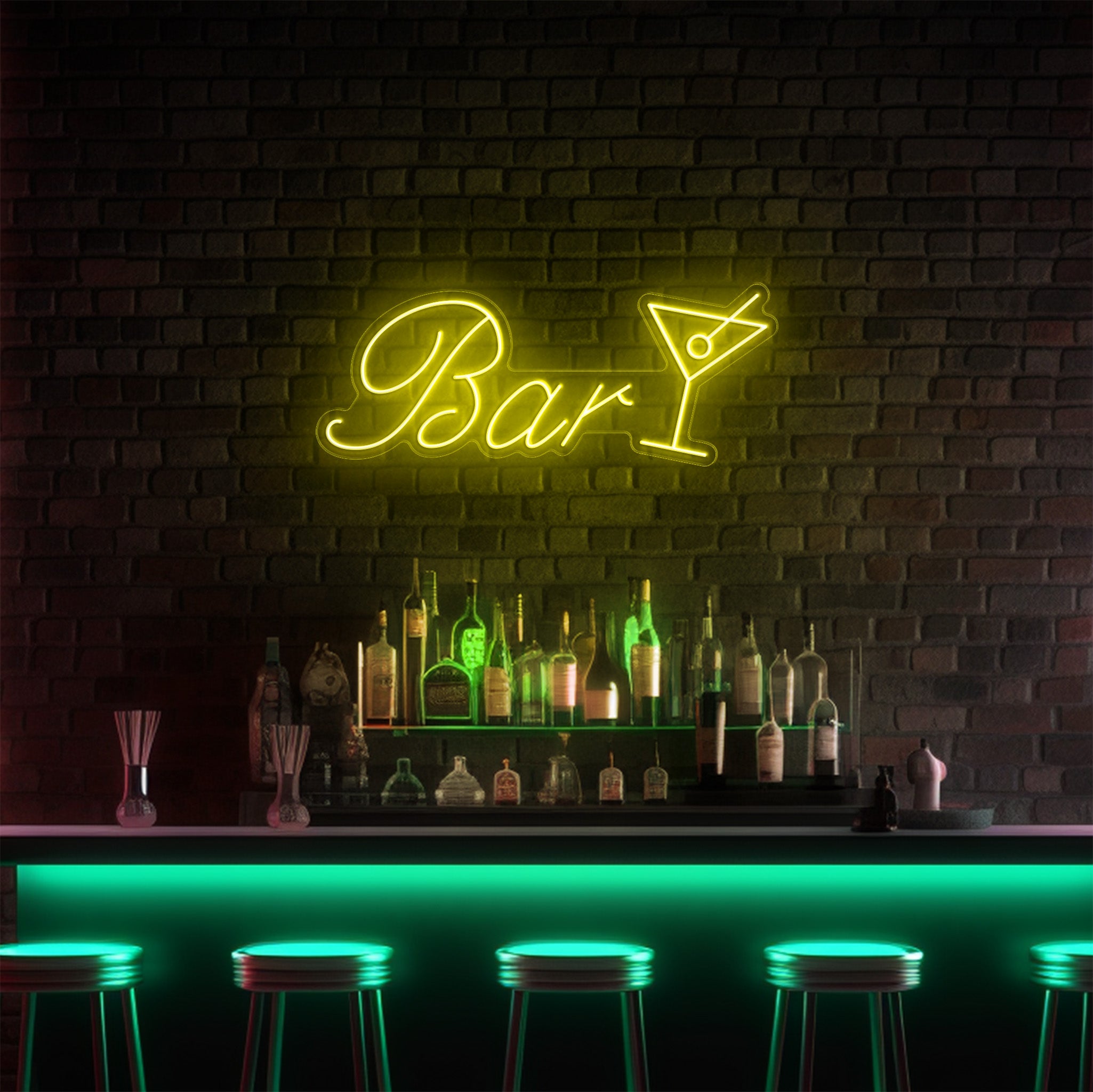 Bar Martini LED Neon!