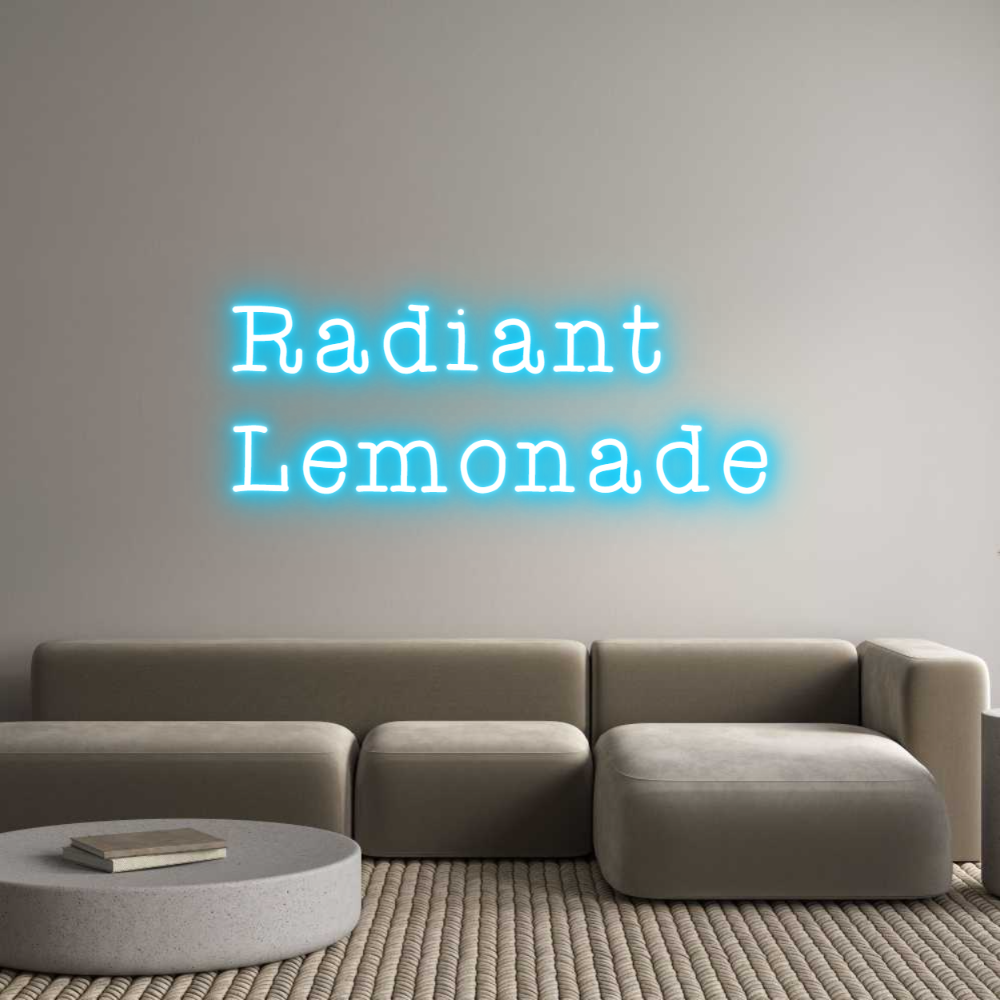 Custom Neon Text - Radiant
Lemo...