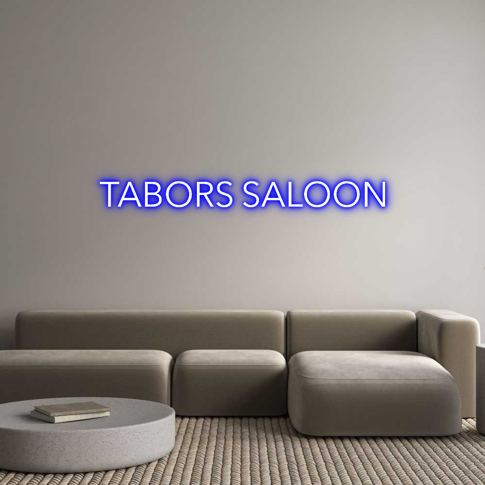 Custom Neon: TABORS SALOON