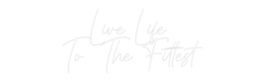 Custom Neon Text - Live Life 
T...