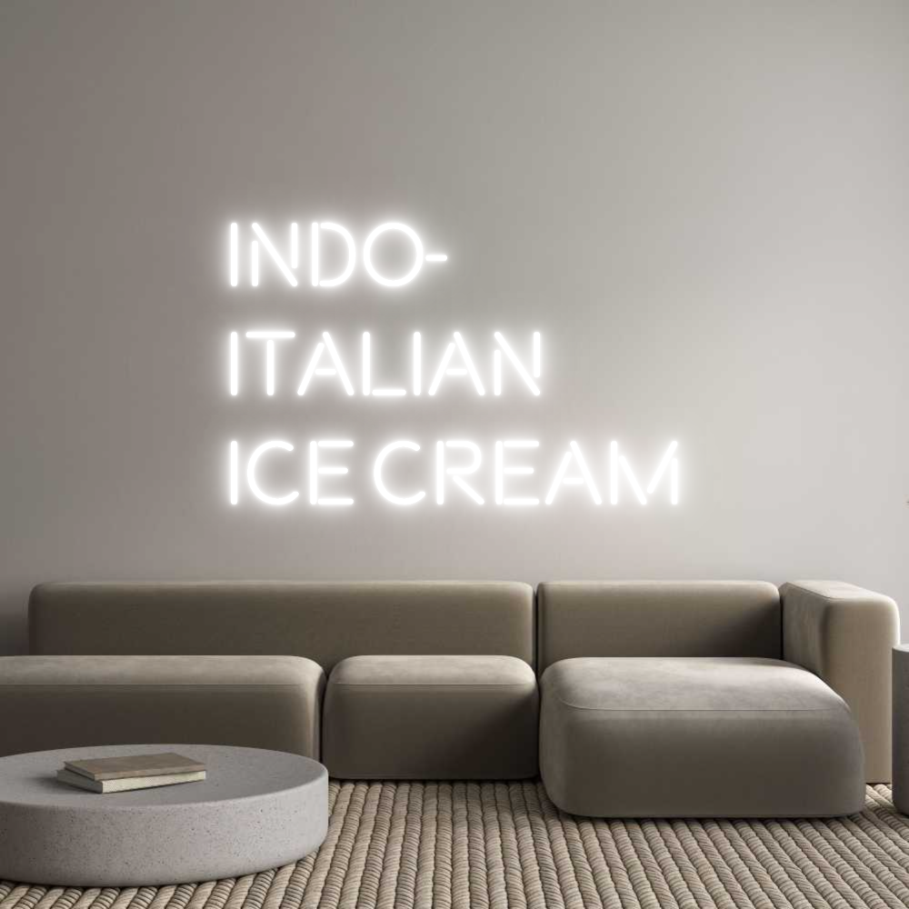 Custom Neon Text - Indo-
Italia...