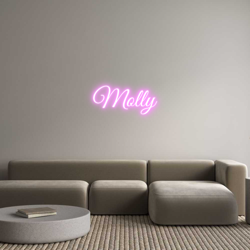 Custom Neon Text - Molly