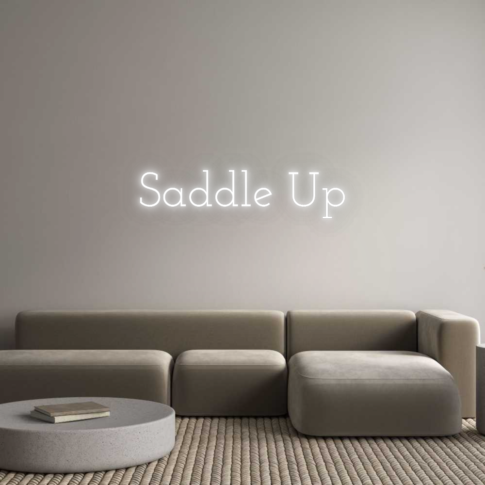 Custom Neon: Saddle Up