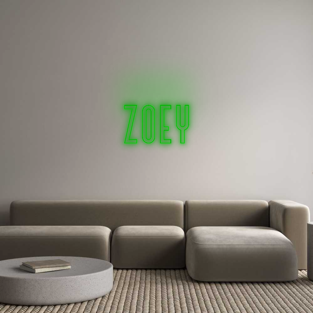 Custom Neon: ZOEY