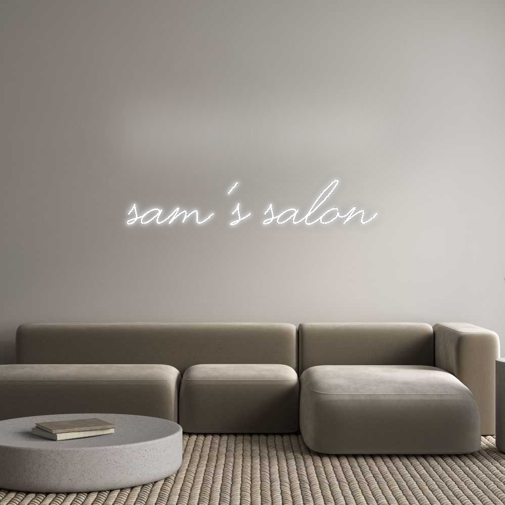 Custom Neon: Sam’s Salon