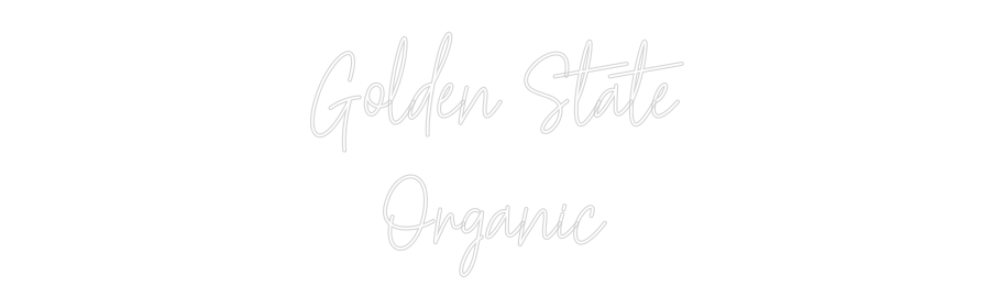 Custom Neon Text - Golden State
...