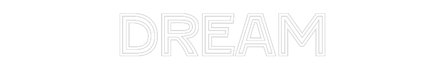 Custom Neon Text - Dream