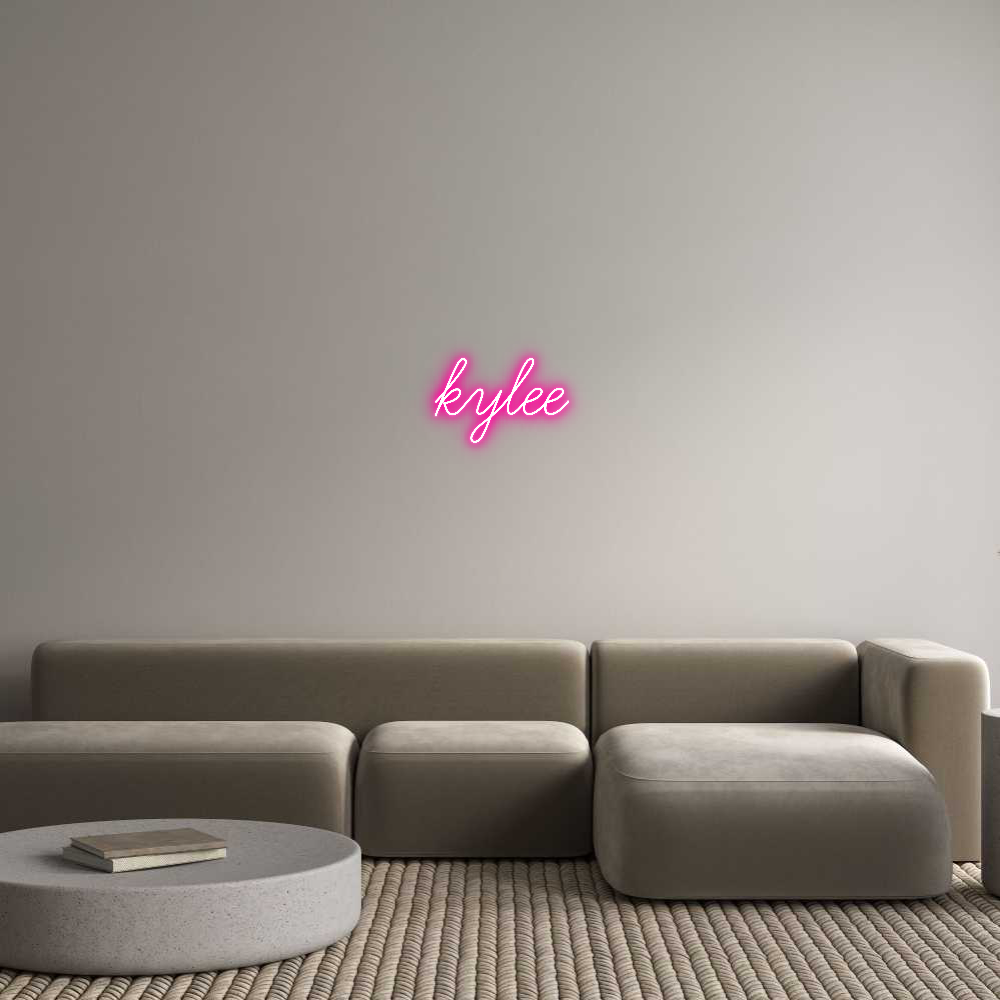 Custom Neon Text - kylee