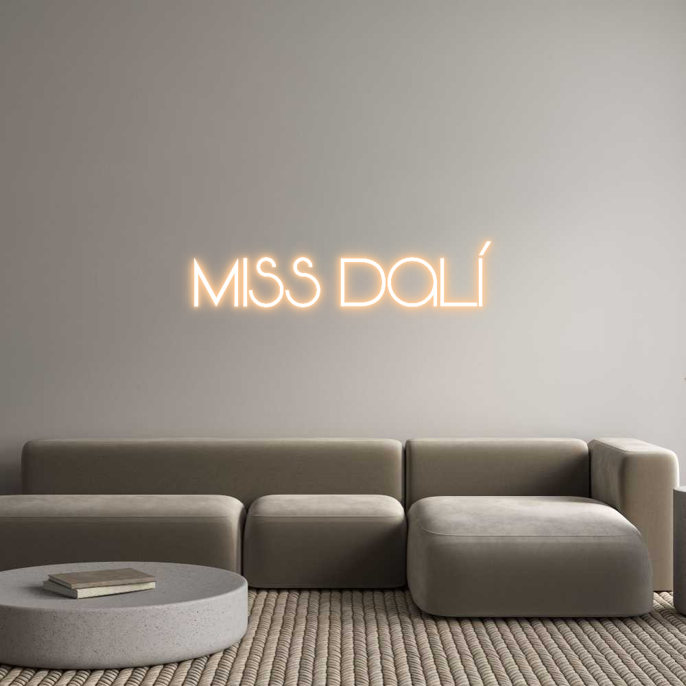 Custom Neon: Miss Dalí