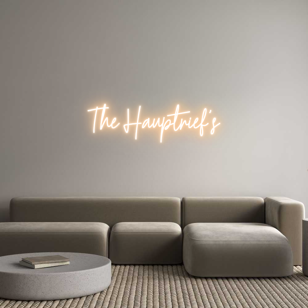 Custom Neon Text - The Hauptrief's