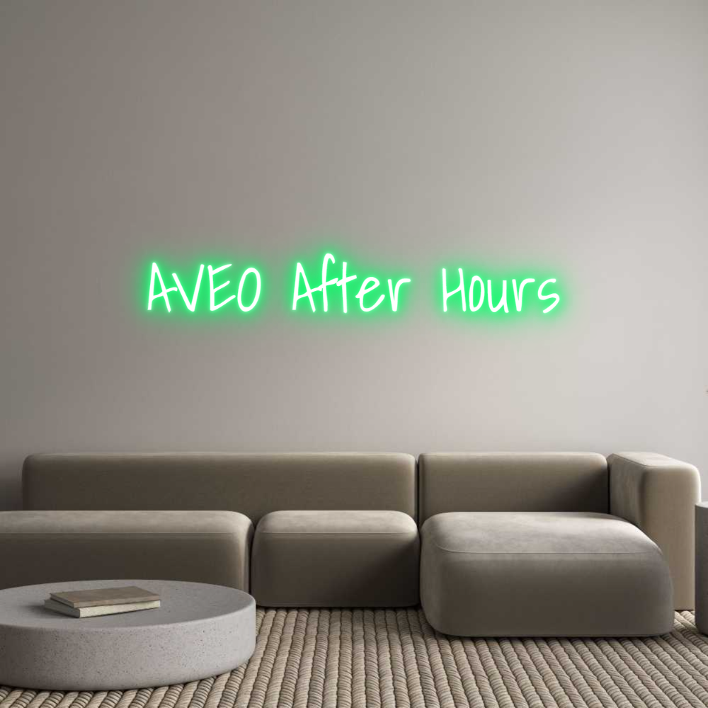 Custom Neon Text - AVEO After Ho...