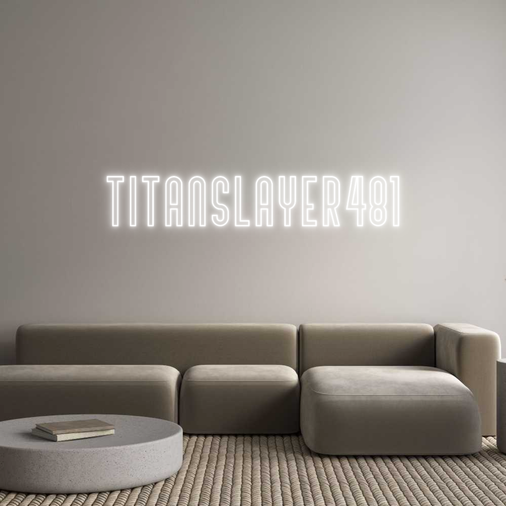 Custom Neon Text - titanslayer481