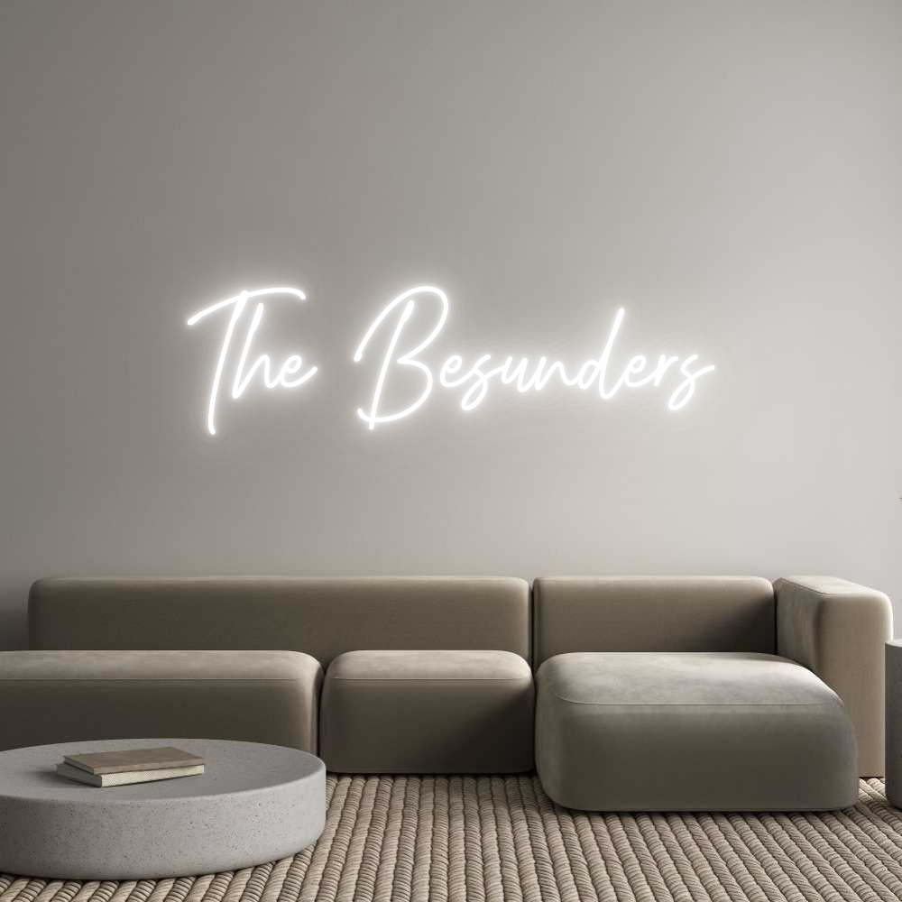 Custom Neon Text - The Besunders