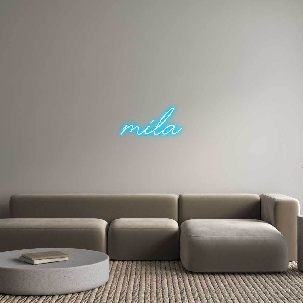 Custom Neon Text - Mila