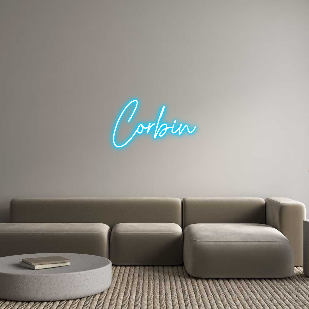 Custom Neon Text - Corbin