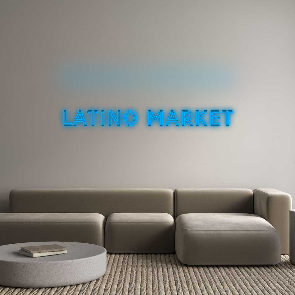 Custom Neon: LATINO MARKET