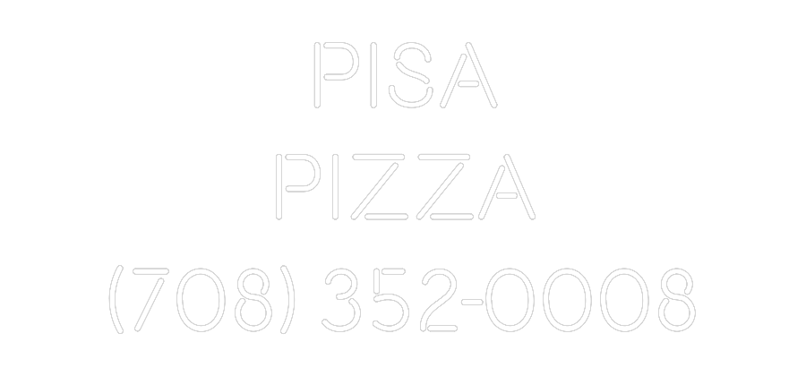 Custom Neon Text - Pisa
Pizza
...