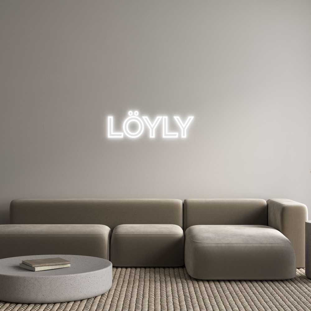 Custom Neon Text - Löyly