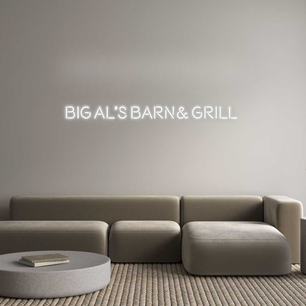 Custom Neon: Big Al's Barn...