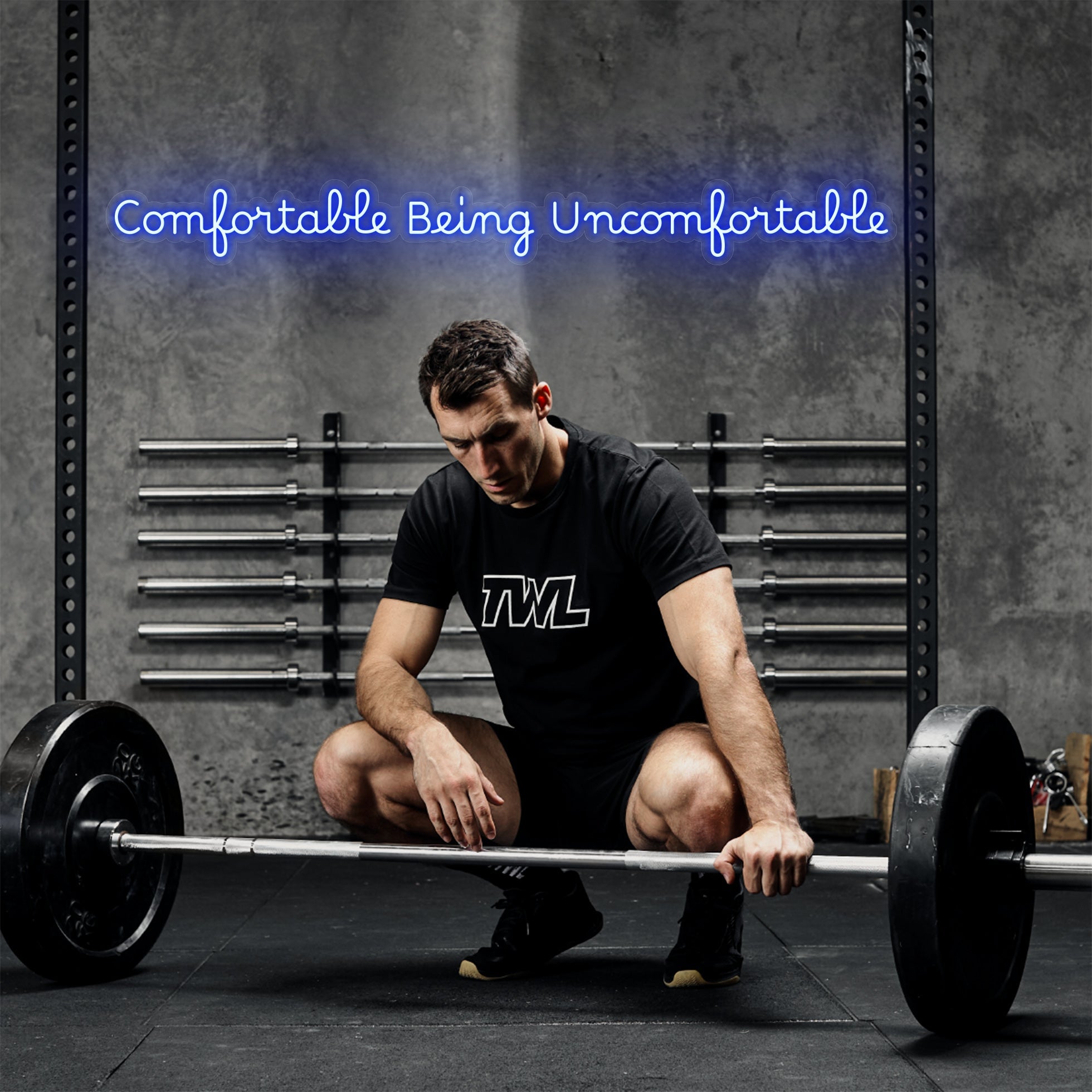 Comfortable Being Uncomfortable LED Neon Sign