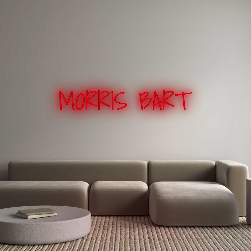 Custom Neon: MORRIS BART