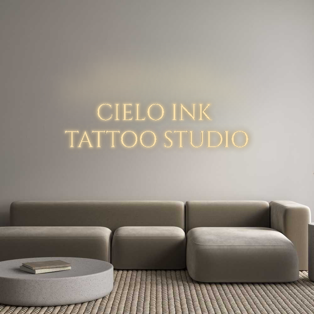 Custom Neon: CIELO INK 
T...