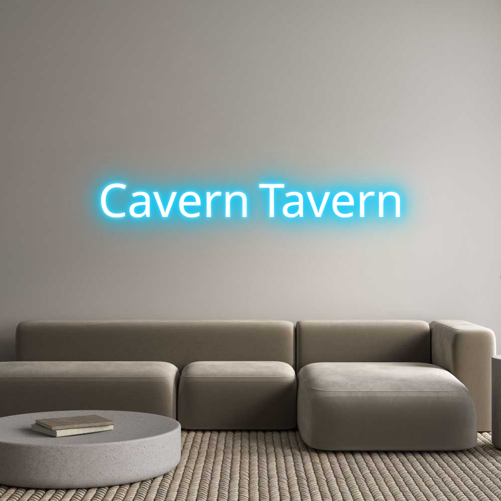 Custom Neon Text - Cavern Tavern