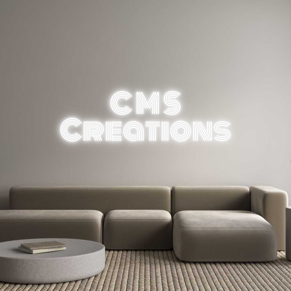 Custom Neon Text - C M S
Creati...