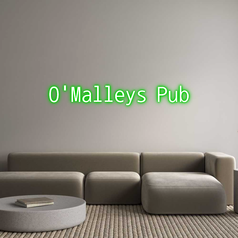 Custom Neon: O'Malleys Pub