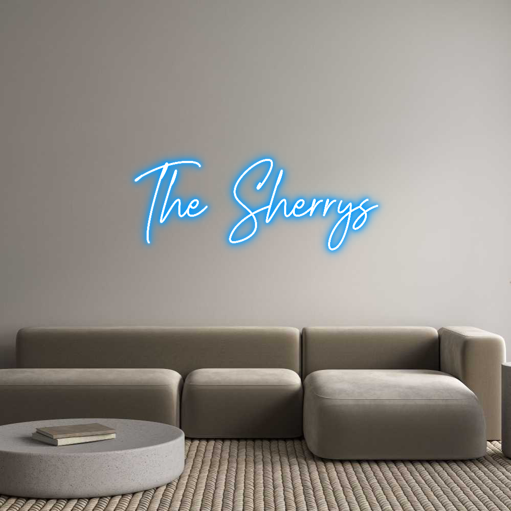 Custom Neon Text - The Sherrys