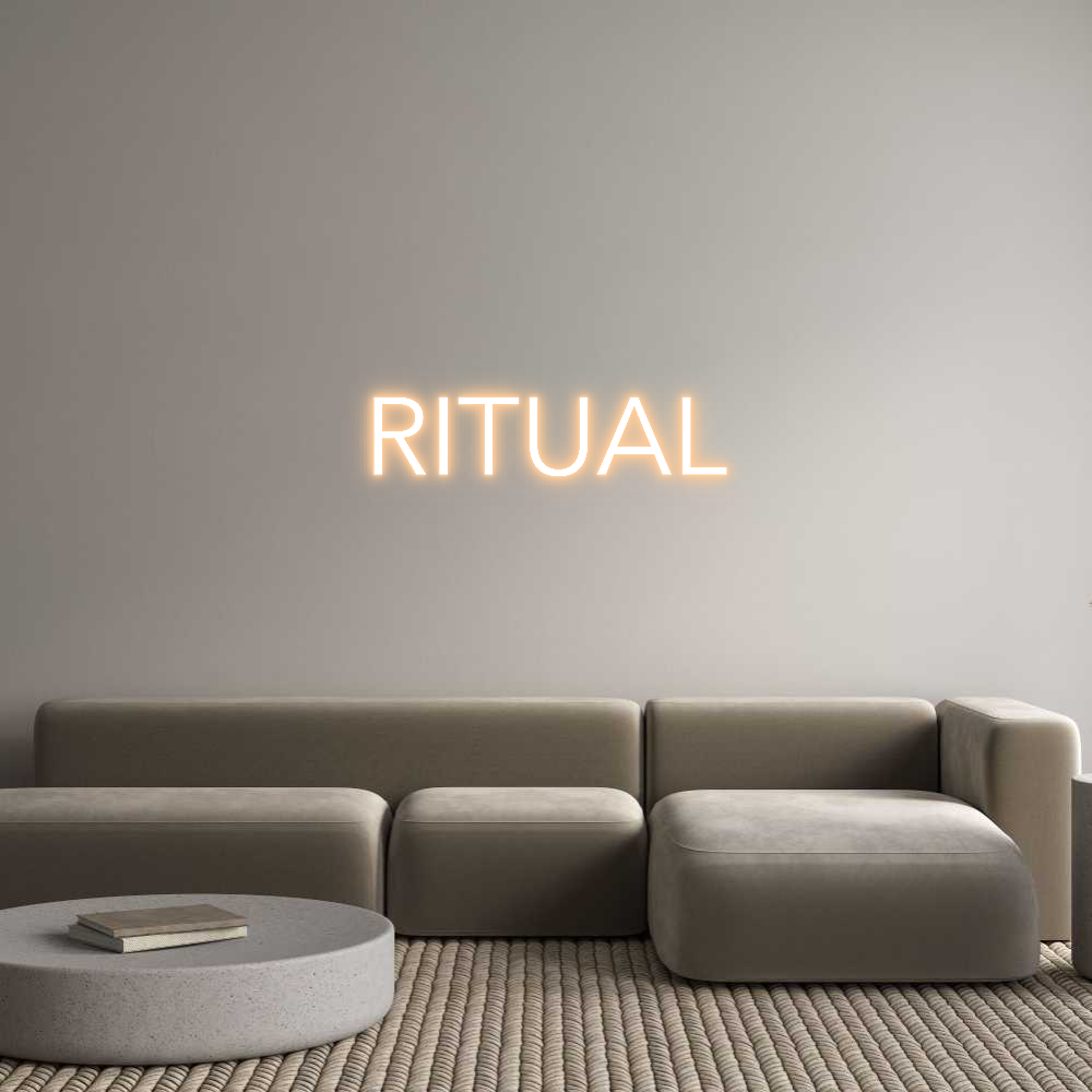 Custom Neon Text - RITUAL