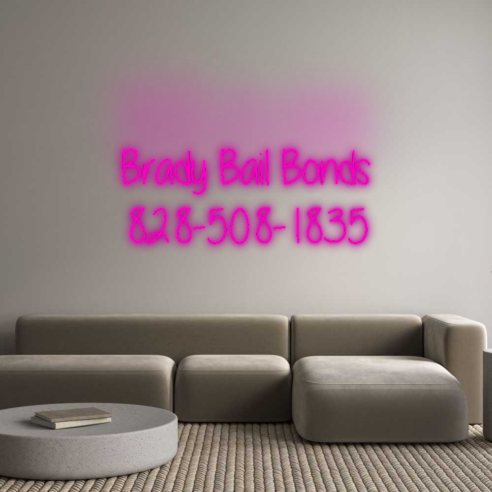 Custom Neon: Brady Bail Bo...