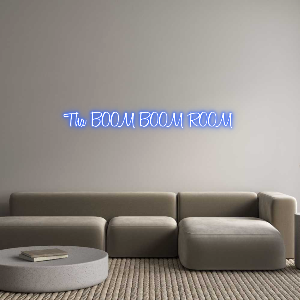 Custom Neon Text - Tha BOOM BOOM...